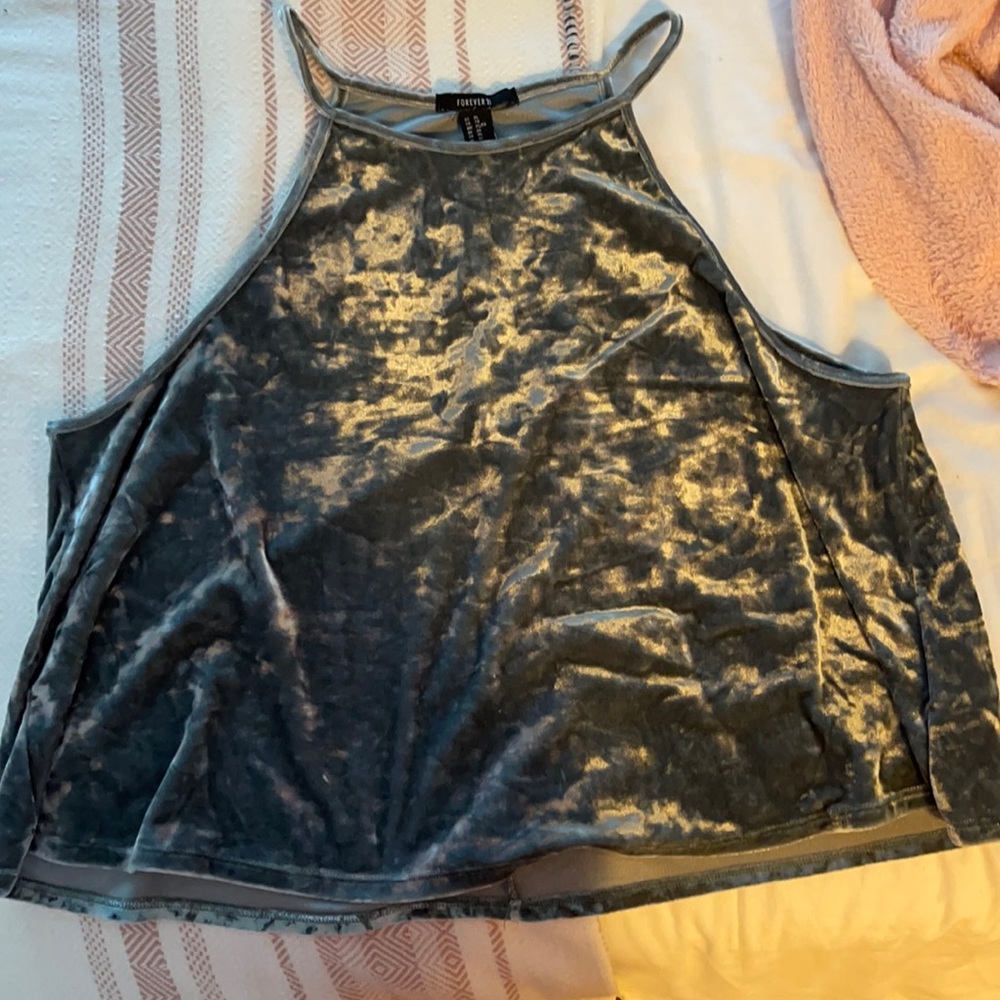 velvet tank top